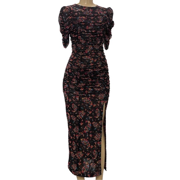 NWT $168 Free People Brielle Twilight Combo Midi Dress XS, S, M - Picture 3 of 17